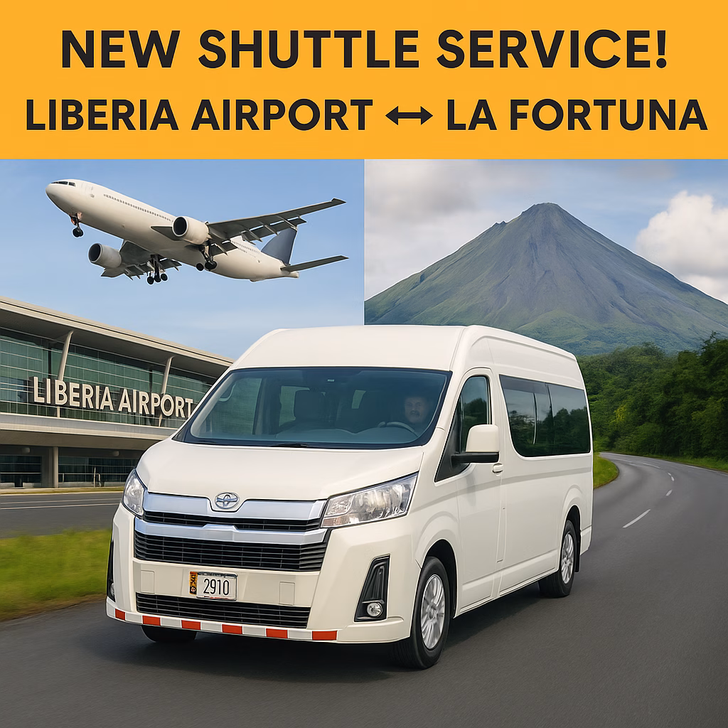 shuttle liberia airport la fortuna
