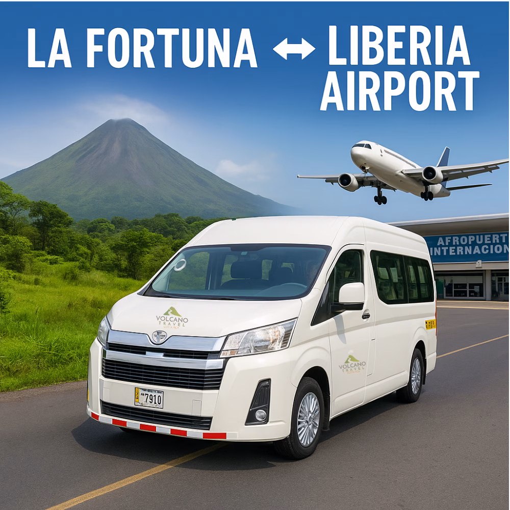 shuttle la fortuna liberia airport guanacaste international airport