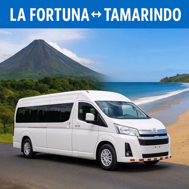 transporte de la fortuna a tamarindo